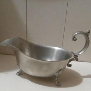 International Pewter gravy boat